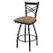 Holland Bar Stool Co 30" Swivel Bar Stool, Pewter Finish, Canter Sand Seat X820 - alternate 1
